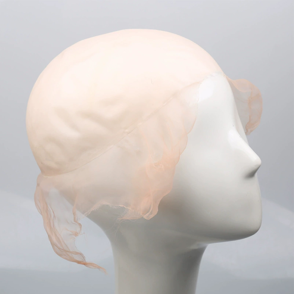 Aerith Cosplay Prop - Unisex-Adult Wig Imulation Scalp Cap,Reusable Wig