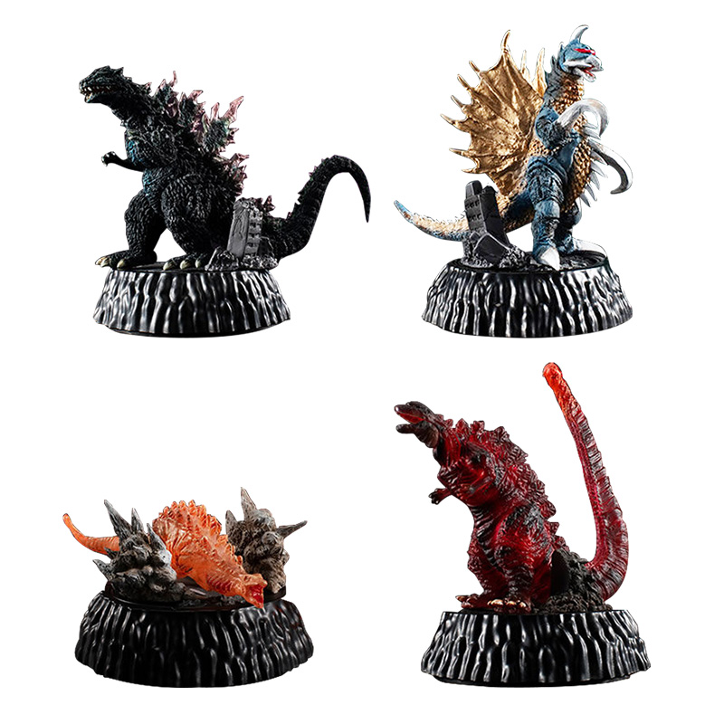 Kotobukiya Bishoujo - Bandai 4PCS Gashapon Godzilla Monster 3
