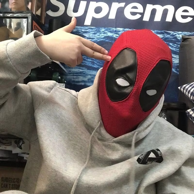Prop De Cosplay - Generic Deadpool Mask Cosplay Prop Knitted