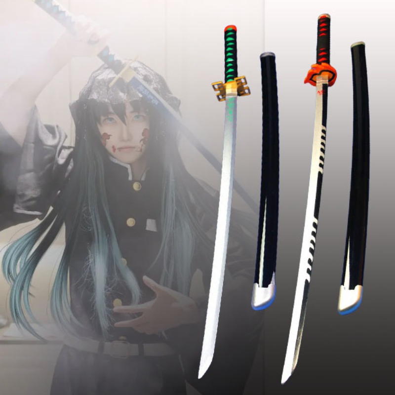 Cosplay Prop Knife - 41in/104cm Demon Slayer Katana Anime Ninja