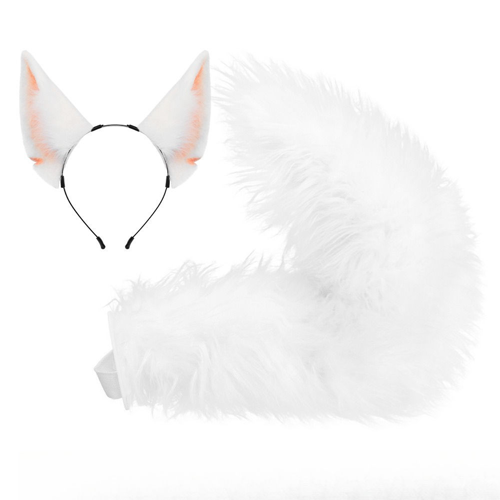 Tail Kemonomi Faux Fur Fox Ear - Cosplay Prop Kit ulasan dan harga