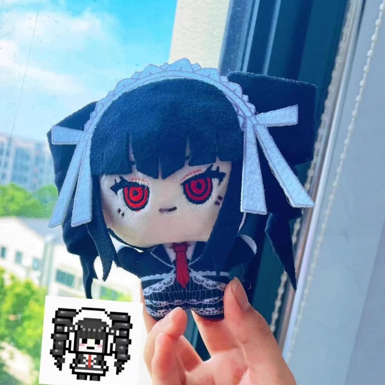 10cm Celestia Ludenberg Plushi - Prop De Cosplay ulasan dan harga