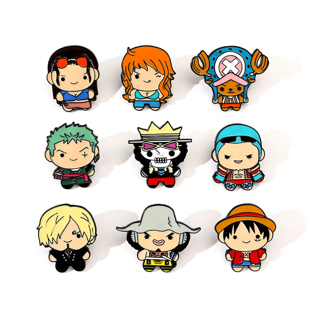 9 Pcs Creative Cartoon Brooch  - Cosplay Prop Bag ulasan dan harga