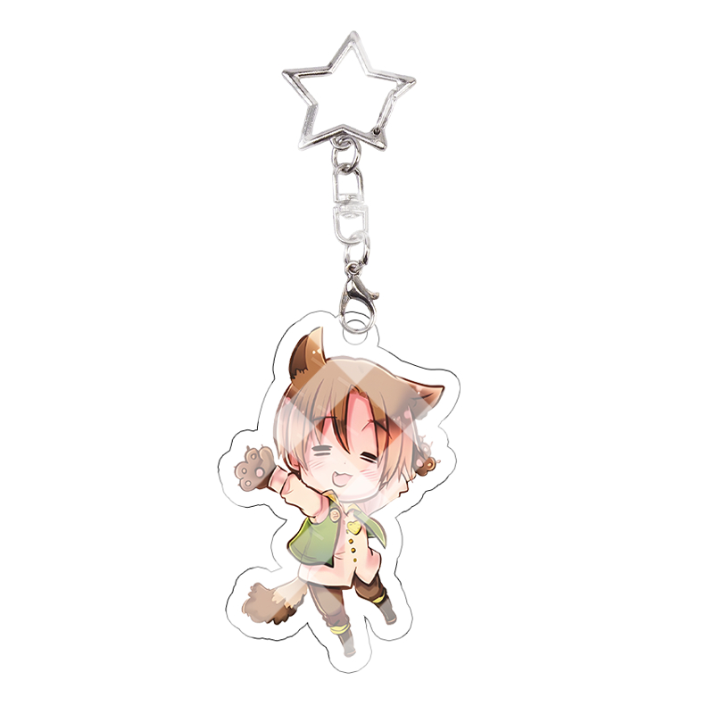 Hetalia Acrylic Keychain Kawai - Prop De Cosplay ulasan dan harga