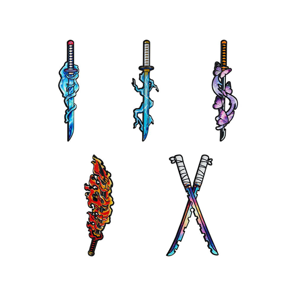 5pcs Demon Slayer Nichirin Swo - Cosplay Prop Dagger ulasan dan harga
