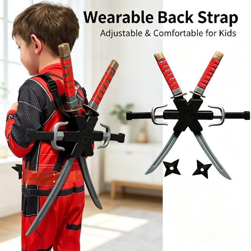 Halloween 1: 1 Ninja Set Child - Cosplay Prop Knife ulasan dan harga