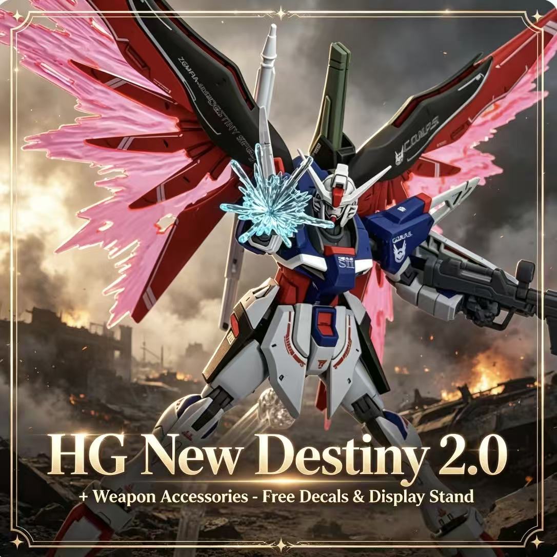 224 HG 1/144 Destiny Spec II F - Bandai Gundam Rg ulasan dan harga