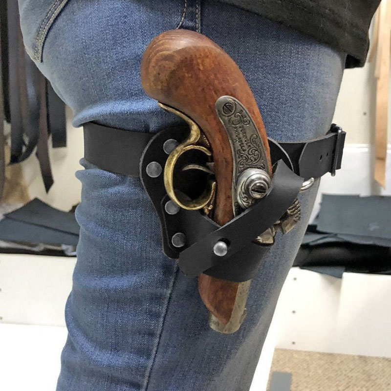 Mini Pistol Derringer Leg Gart - Cosplay Prop Pistol ulasan dan harga