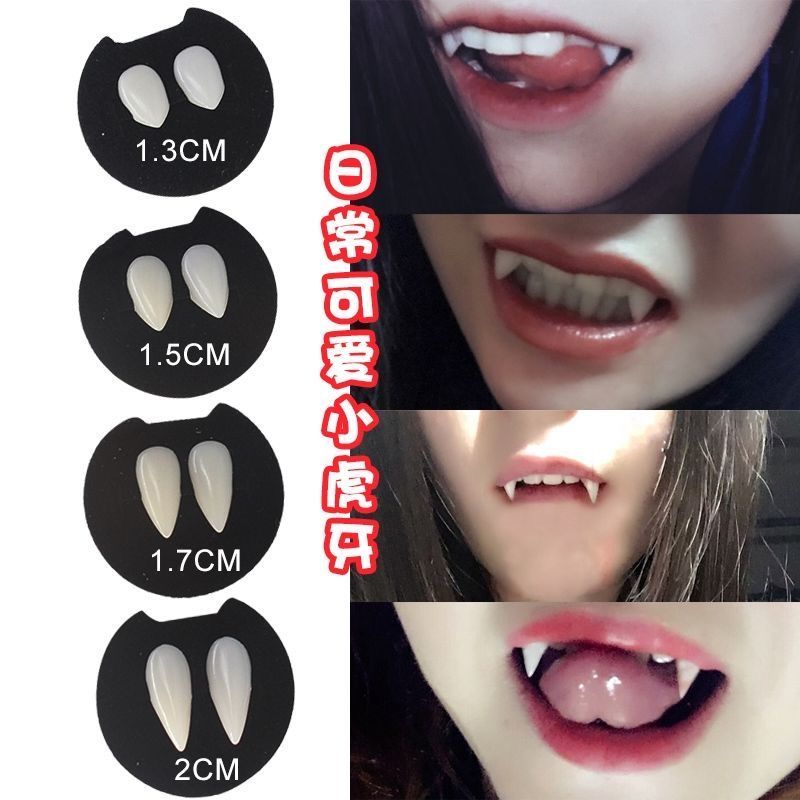 Halloween Vampire Fangs Cospla - Cosplay Prop Kit ulasan dan harga