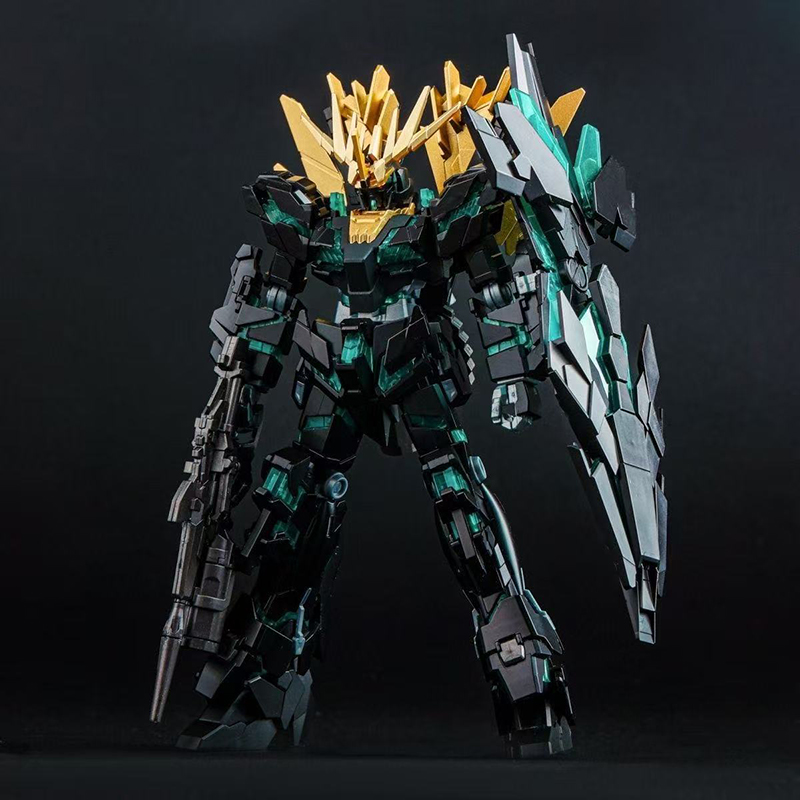 HG 1/144 RX-0 Unicorn Banshee  - Bandai Gundam Rg ulasan dan harga